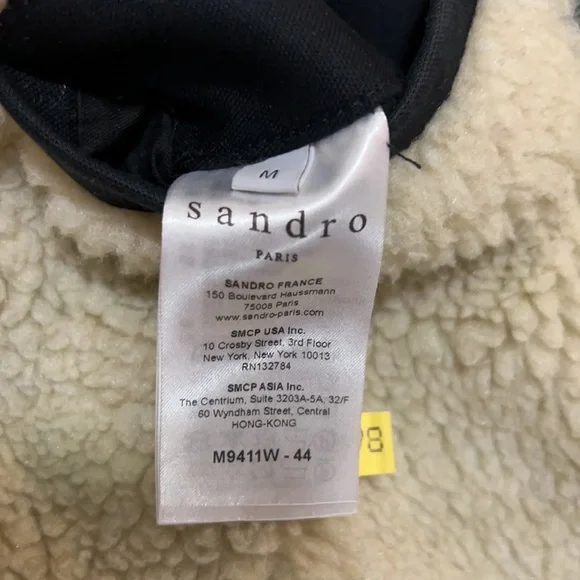 Sandro Paris Shearling Jacket - Picture 8 of 15